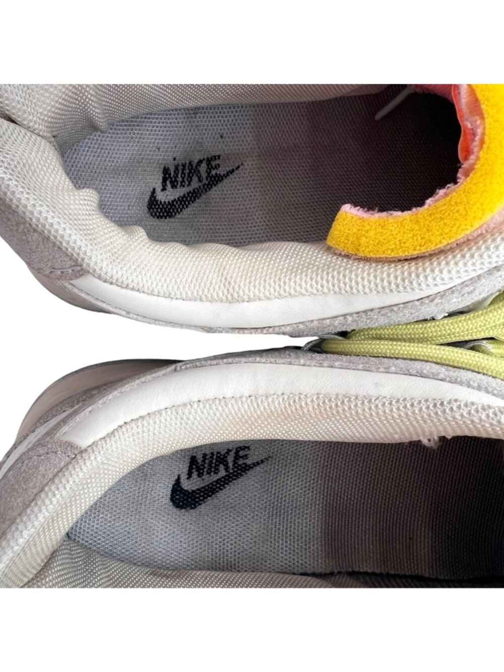 Nike SB Dunk Low Off-White Lot 01 of 50 Sneakers Size 9 Gray Suede White Leather - Picture 16 of 16